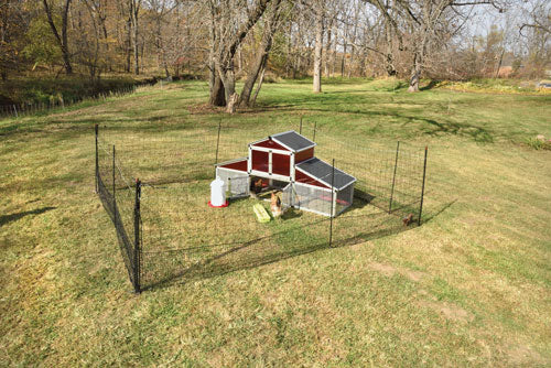 PoultryNet Gate (4ft x 48" Tall) Green/Black - Image 4