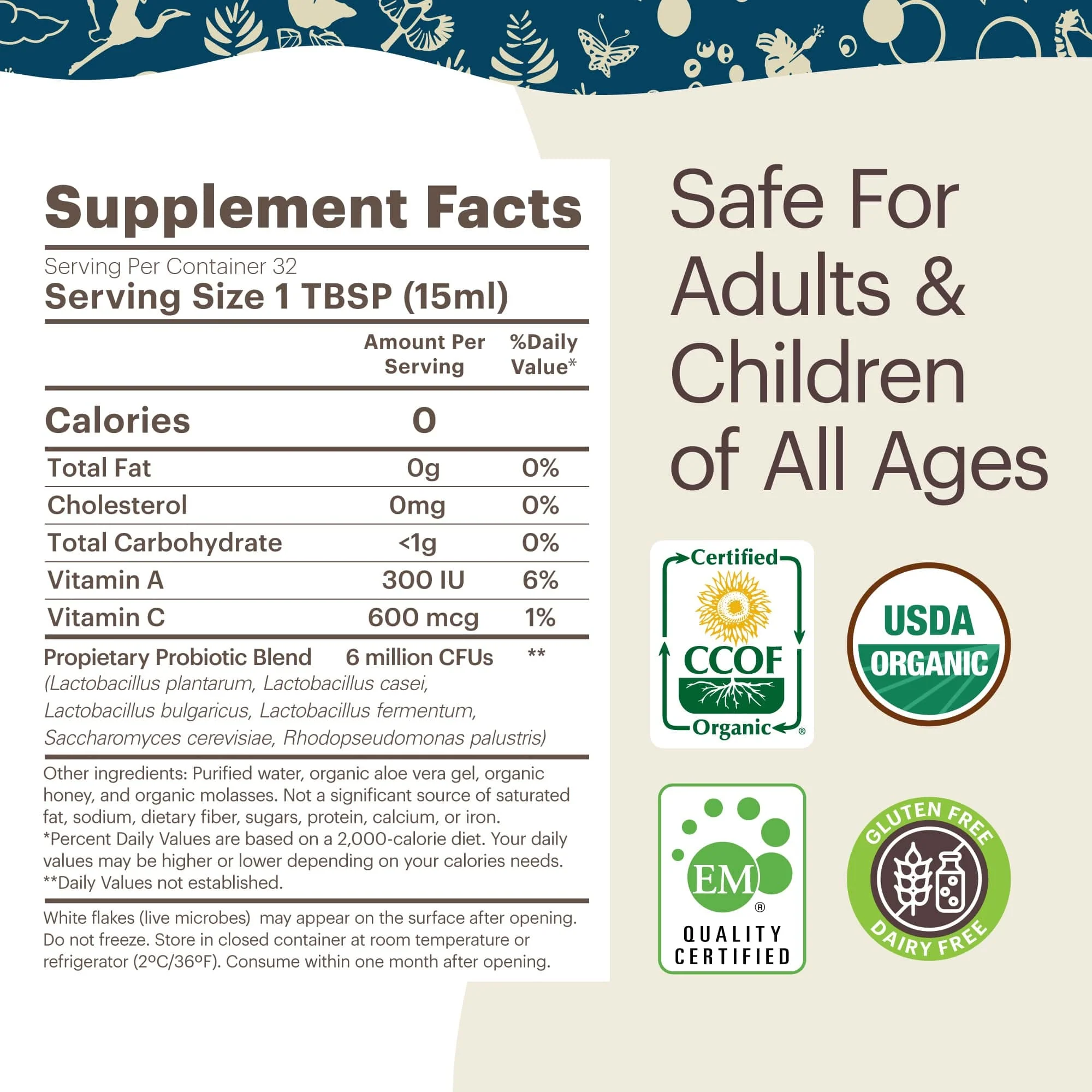 PRO EM-1 Liquid Probiotic Supplement - Image 2