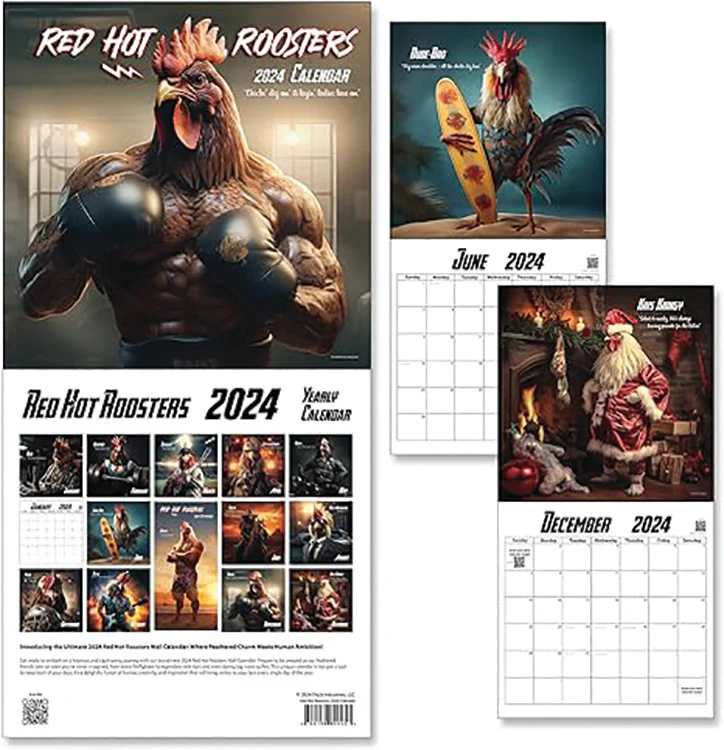 RED HOT ROOSTERS 2024 CALENDAR - Image 4
