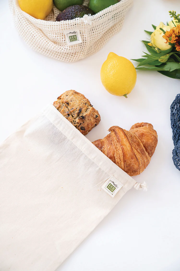 Organic Cloth Bulk & Produce Bag, Medium Size - Image 2