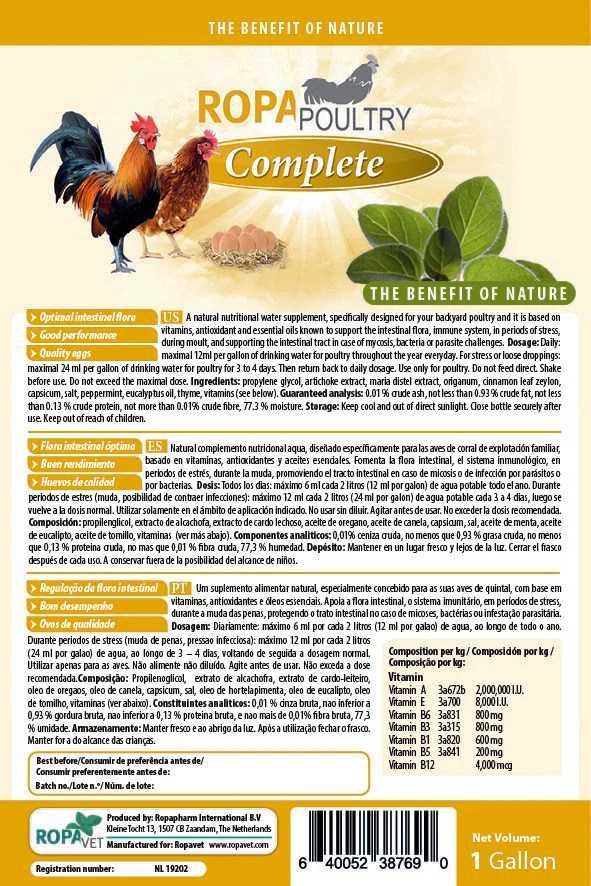 RopaPoultry Oregano Oil+ Supplement (see size options) - Image 3