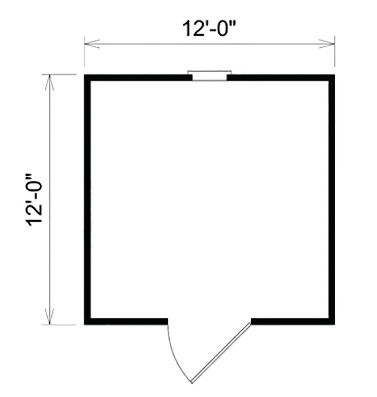 Sellersville Shed With Loft, E-Plan - Image 2