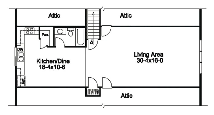 Shop With Office And Apartment, E-Plan - Image 3