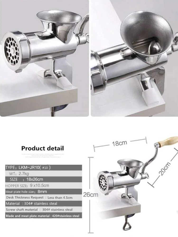#10 Stainless Steel Clamp-On Hand Grinder - Image 5