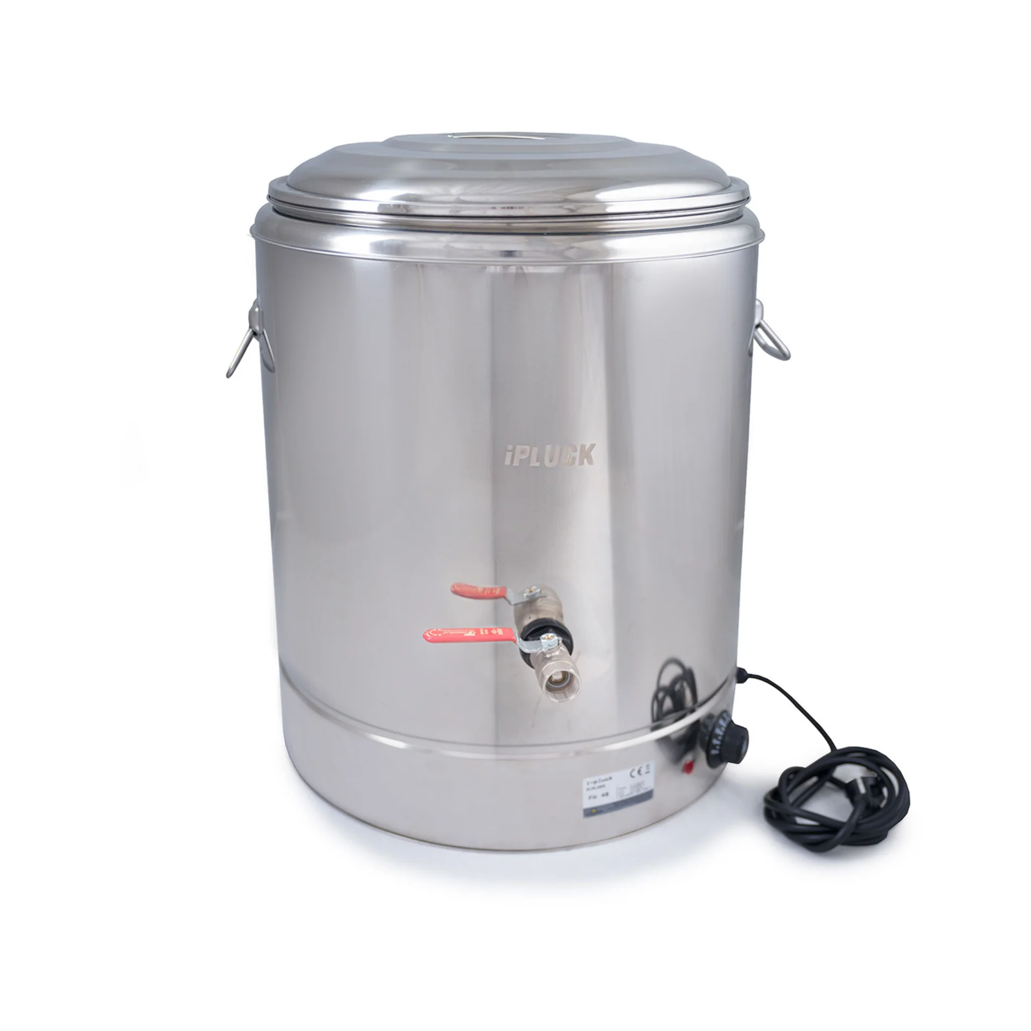 Stainless Steel Poultry Scalder with Manual Dunker, 16 Gal - Image 2