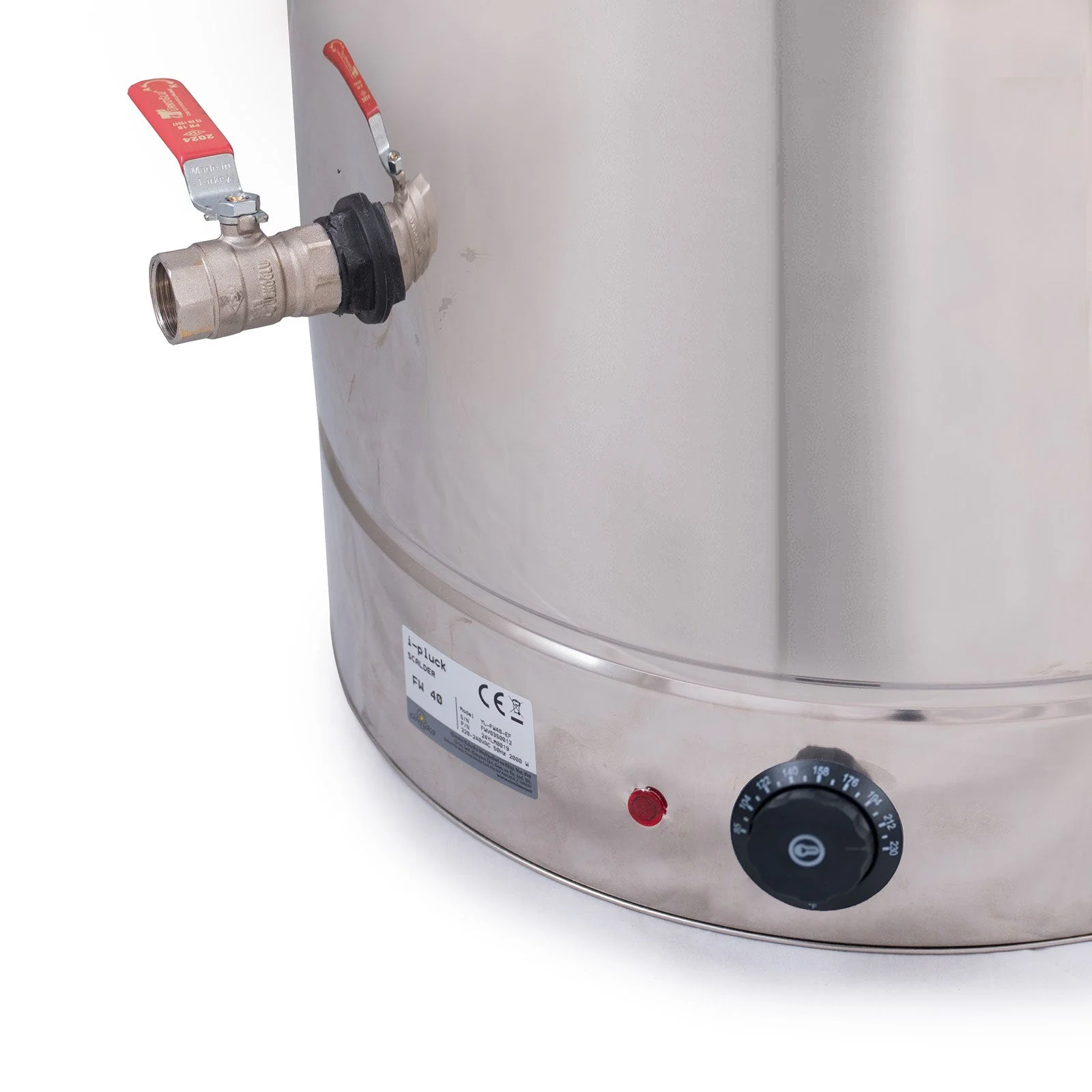 Stainless Steel Poultry Scalder with Manual Dunker, 26 Gal - Image 5