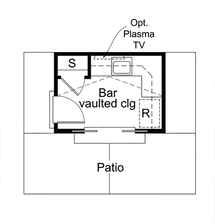 Sunshine Point Pool Cabana, E-Plan - Image 2