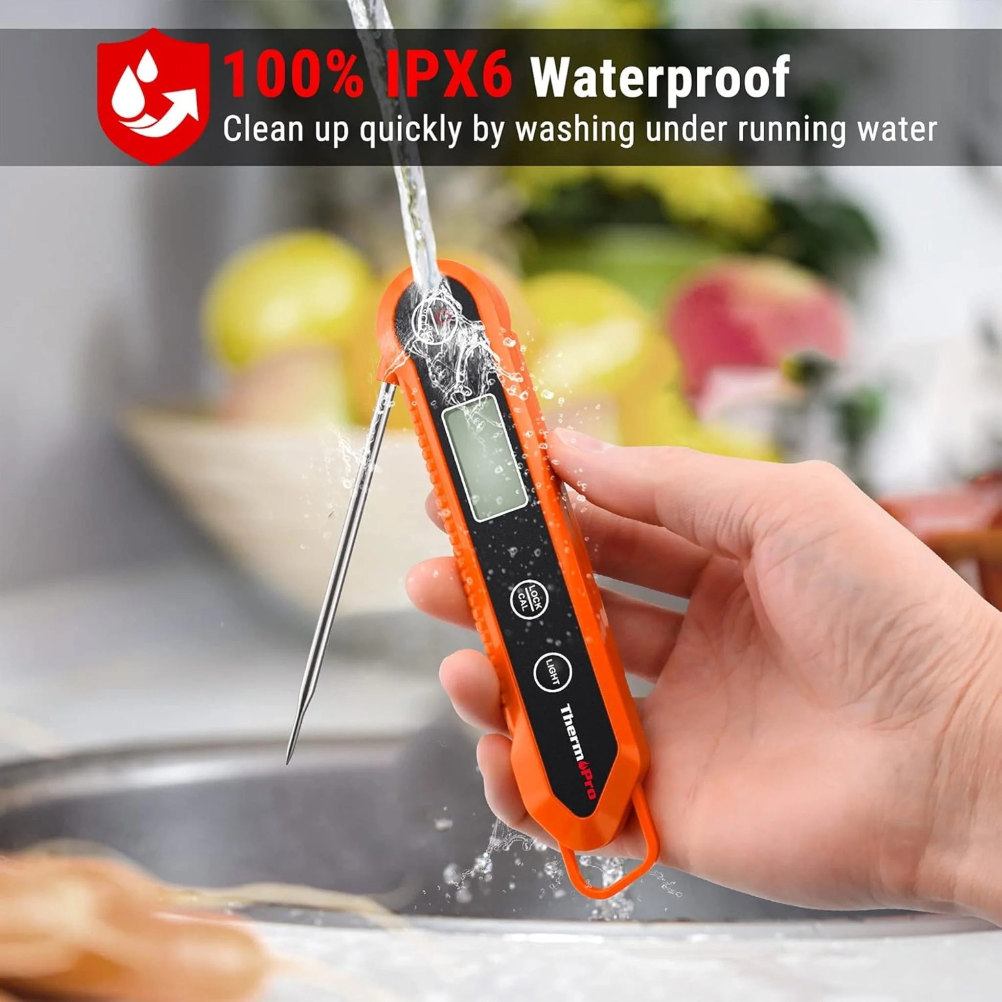 ThermoPro TP03H Instant Read Meat Thermometer - Image 3