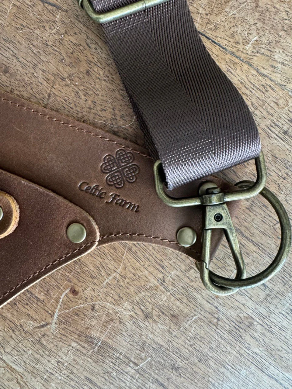 Ultimate Leather Garden Tool Belt & Holder - Extra Rivet Reinforced, Master Gardener Designed - Image 3