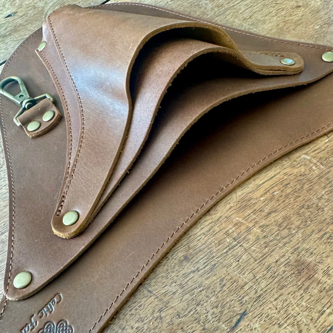 Ultimate Leather Garden Tool Belt & Holder - Extra Rivet Reinforced, Master Gardener Designed - Image 4