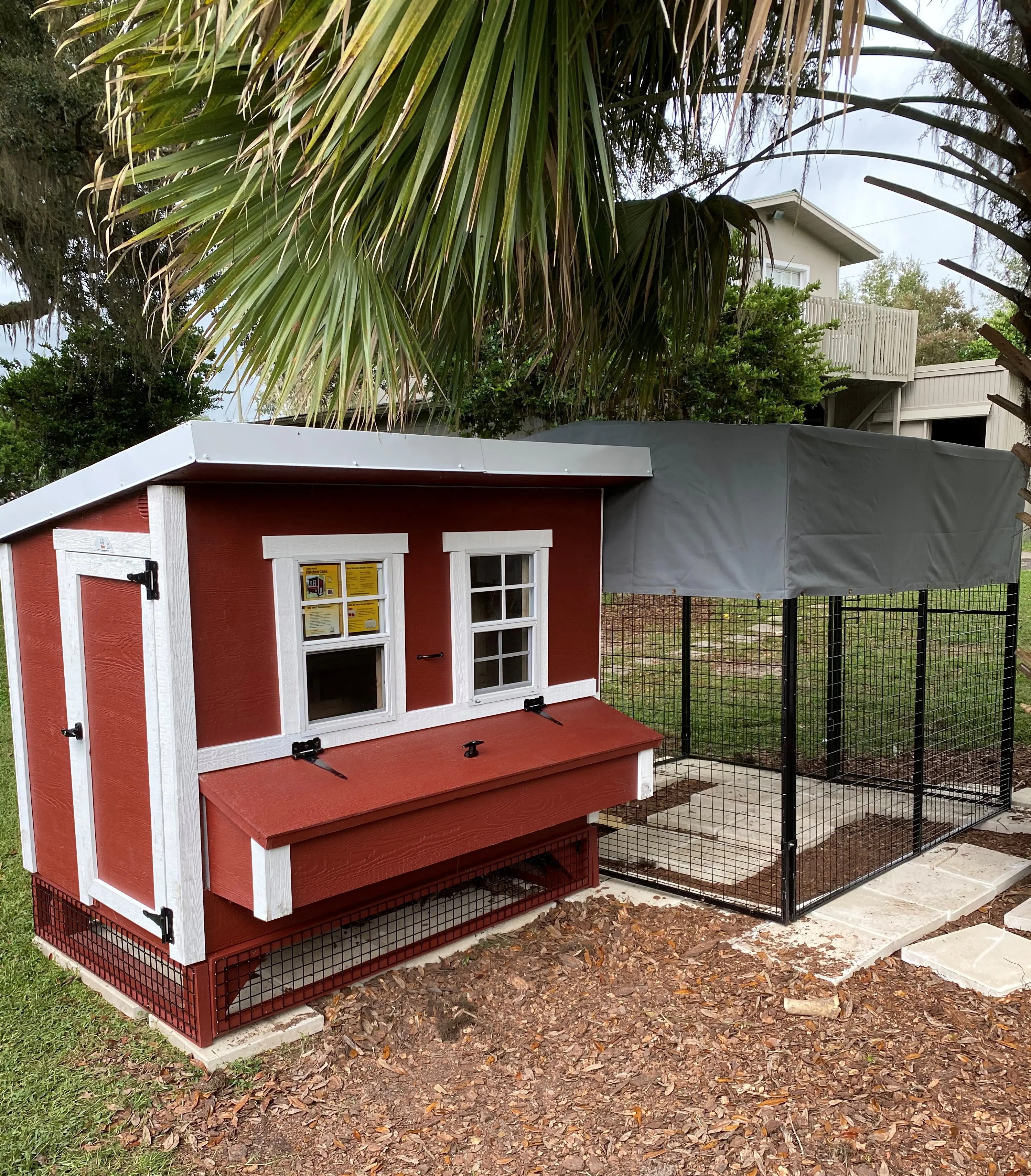 Walk-In 8 ft. Chicken Run (6'6"W x 7'6"L x 6'3"H) - Image 6