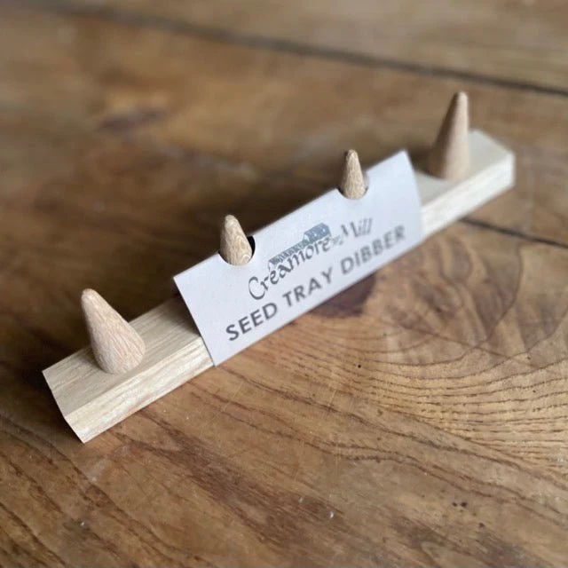 Wood Dibbler for Seed Trays & Beds- Line Seed Hole Maker - Image 2